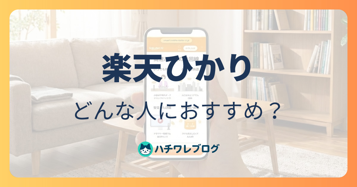 楽天ひかり どんな人におすすめ?