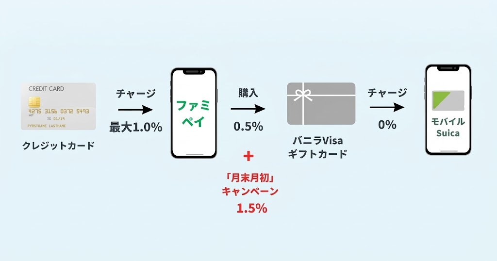Suicaチャージルート